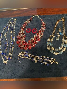 Chicos 3 necklaces , 1 matching earrings and 1 matching bracelet